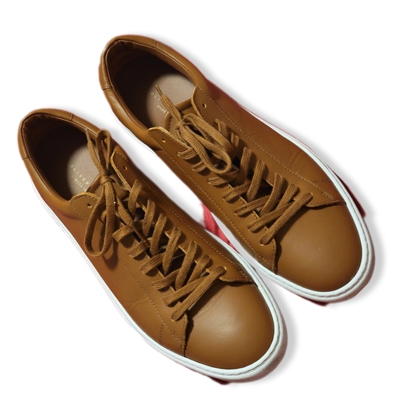 Oliver Cabell Low 1Lion Brown leather sneakers